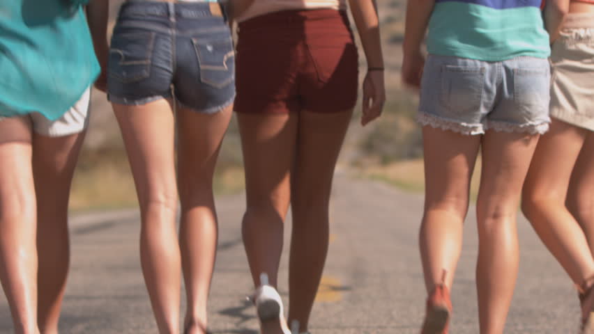 Teen Girls Short Shorts